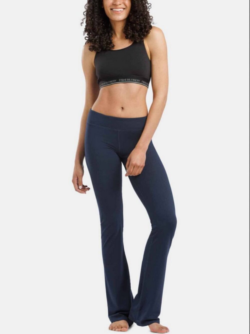 VS Moda International Bootcut Black Yoga Pants VINTAGE M Tall Workout Lounge